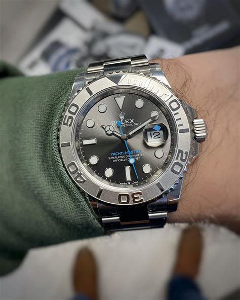 rolex yacht-master rhodium dial|Rolex Yacht-Master 40 movement.